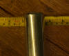 1.5 Inch in diameter stuffing horn to use when stuffing the Collagen Middles Casings