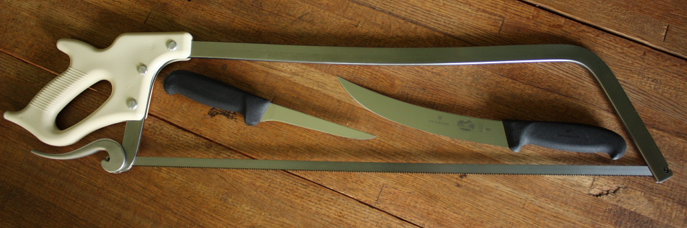 20" Blade for bone saw fischer Kamlock butcher butchers meat handsaw 2 pack