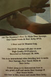 Click here to see a larger image.  How To Make Deer Sausage, Deer Snack Sticks and Deer Jerky DVD.