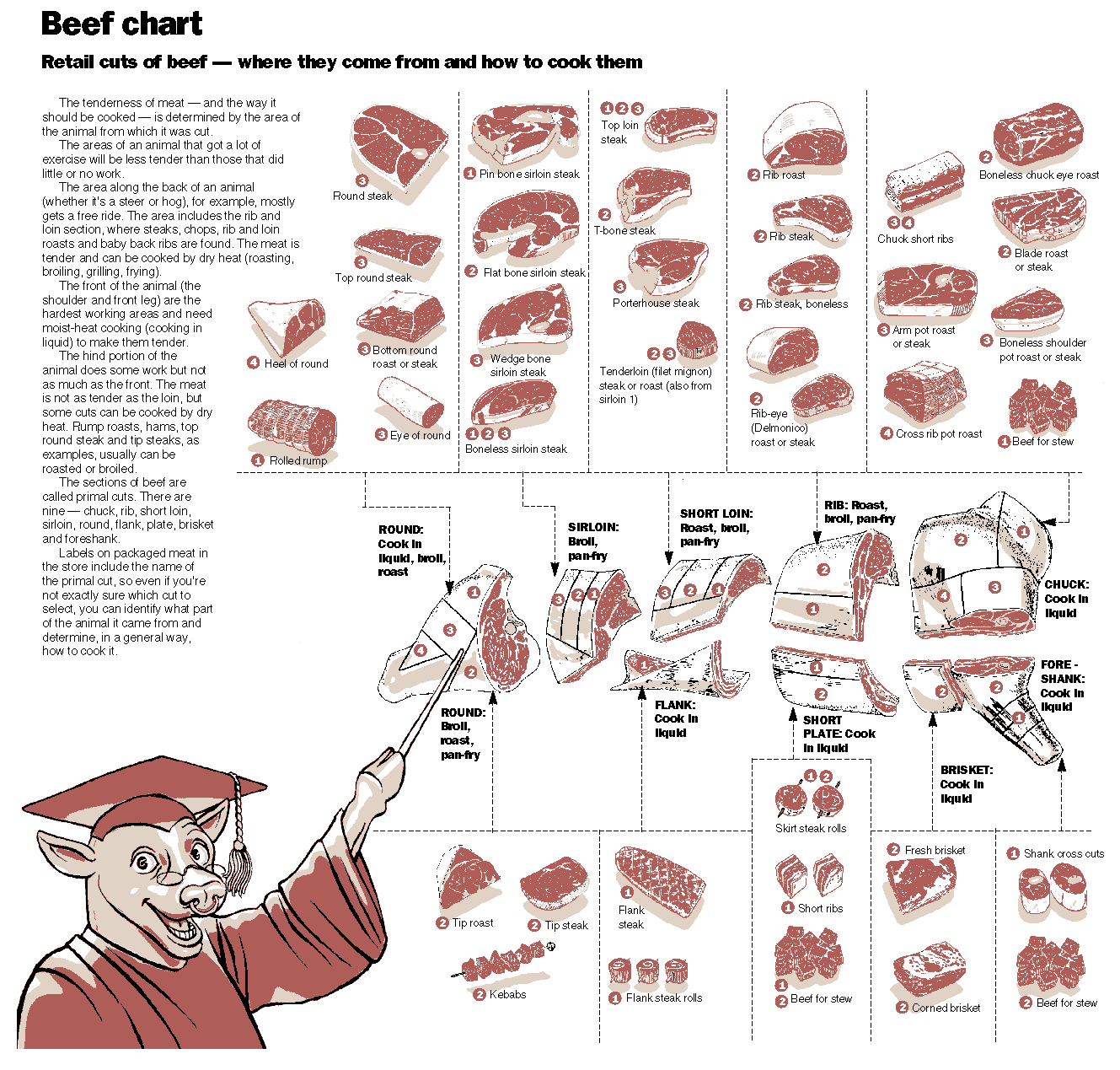 Pork Skeletal Chart