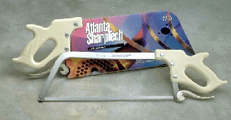 Atlanta Sharptech 25 Inch Meat Handsaw.  Click on photo to enlarge.